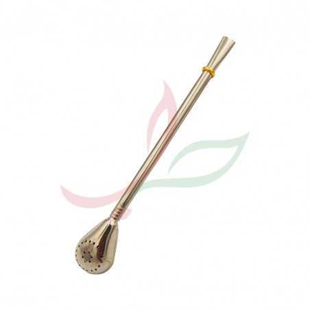 Bombilla (paille à maté) droite 19cm