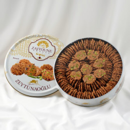 Barazek (fine sesame biscuit & pistachio flake) Zaitoune - buy online at Alepmarket.fr