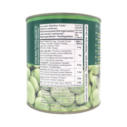 fèves vertes en conserve