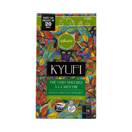Thé Vert Soluble la Menthe KYUFI 15 Sticks