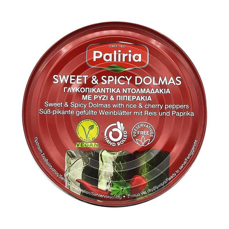 Feuilles de Vigne Farcies Piquantes Paliria 280g